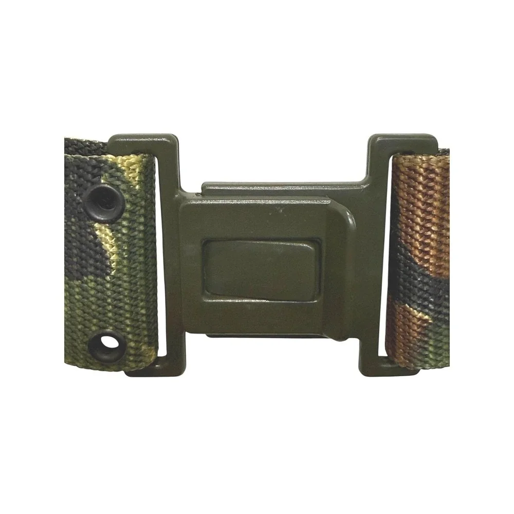 Y2K Camo Statement Belt‎ Wide Adjustable Grunge Streetwear Military Web